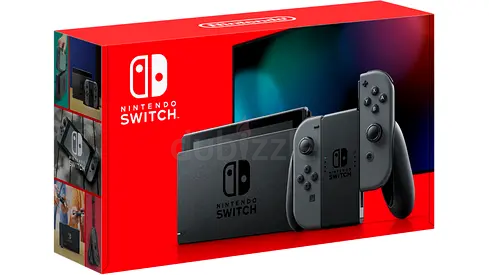 (MEGA SALE 60% OFF FOR AED 1249) BRAND NEW Nintendo Switch Console Extended Battery With Grey JoyCon