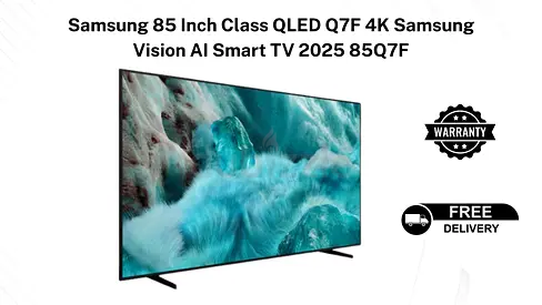 Samsung 85 Inch Class QLED Q7F 4K Samsung Vision AI Smart TV 2025 85Q7F