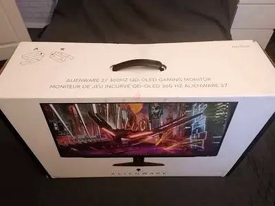 Alienware 27 QD-OLED 240hz Gaming Monitor (Sealed Box)