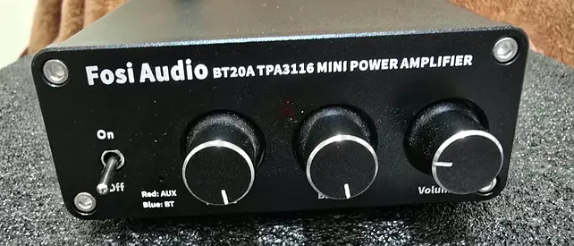 Fosi Audio BT20A Bluetooth 5.0 Stereo Audio 2 Channel Amplifier Receiver