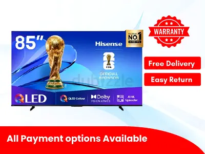 Hisense 85 Inch TV | E7Q Series | QLED 4K Smart TV | Gaming TV | Warranty | New | 85E7Q
