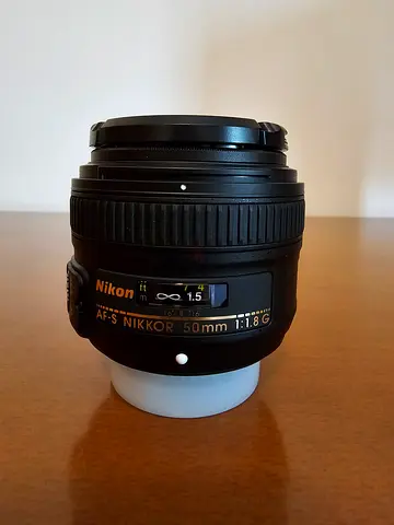 Nikon AF-S NIKKOR 50mm f/1.8G Prime Lens (Clean Glass + Caps + Bonus ND Filter