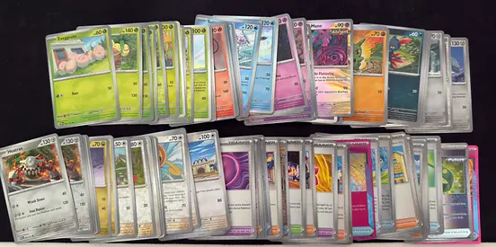 150+ Pokemon cards - Prismatic Evolutions - including reverse holos
