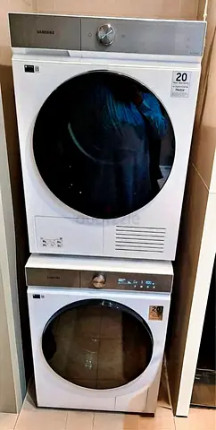 Samsung Premium 11.5kg Washer & 9kg Dryer Set – Separate Units, White
