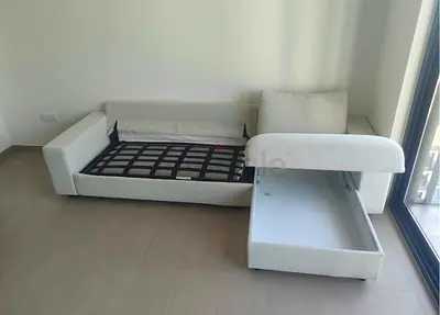 Comfortable L-Shape Sofa Bed with Storage vimle