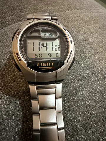 Rare Casio stainless steel digital watch. Brand new.