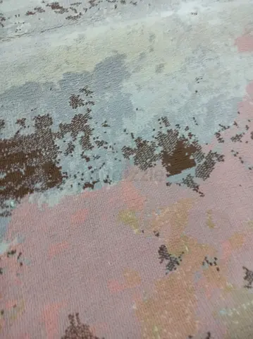 Ikea,2,Soft abstract modern area rug - pastel tones, gently used