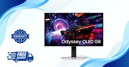 Samsung 27 Inch Odyssey OLED G8 G81SF 4K UHD 240Hz Gaming Monitor LS27FG812SUXEN