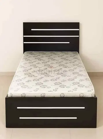 Brand New wooden single Bed including Medical Mattress Available