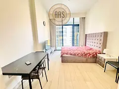 Furnished Studio | Balcony | Pool & Downtown View