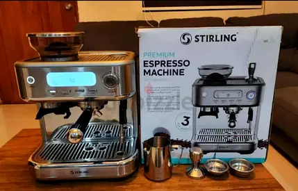 Stirling coffee machine