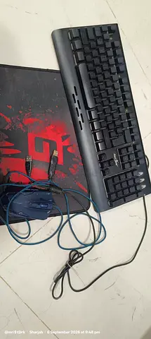 RGB Redgear Keyboard Mouse and Mouse Pad