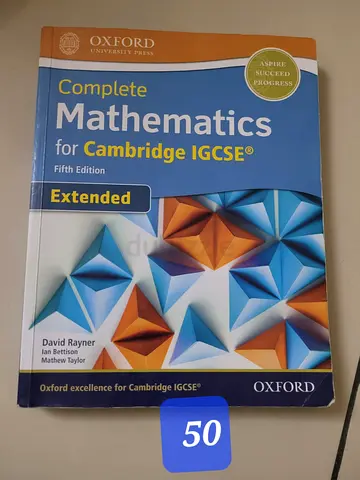 Cambridge IGCSE Mathematics Book Available