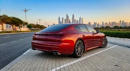Porsche Panamera 4S with upgraded interior and exterior.