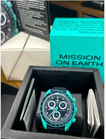 Omega swatch Mission on Earth 'Polar lights ' Limited Edition Brand new full set