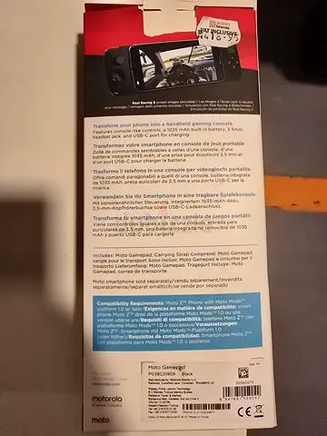 Motorola Moto Gamepod (boxed) - good condition, includes original packaging