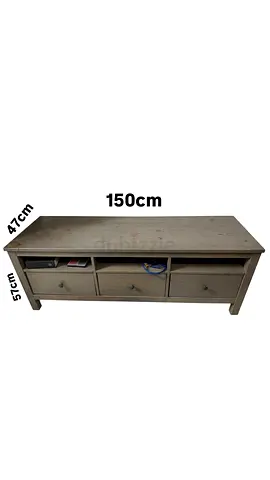 Solid Wood TV Stand / Media Unit 150cm with Drawers