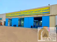 Car garage in Al Sajaa Industrial Area – Sharjah | 3 sheds | Management office | Staff break room 