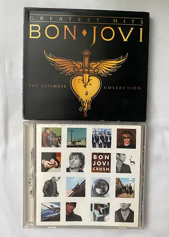 Bon Jovi Greatest Hits + Crush CDs - Good Condition, Original Cases