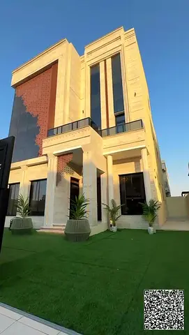 Villa for sale in Al Alia, Ajman, featuring a strategic location and spacious areas
