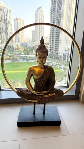 Buddha Statue Home Decor - Bronze/Gold