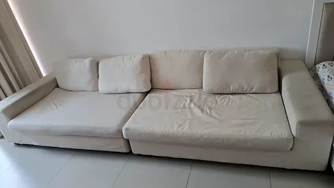 Light beige 3-seater modular sofa - good condition