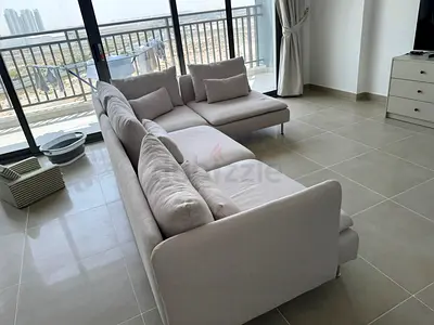 Ikea Soderhim L Shape Corner Sofa Beige-Color