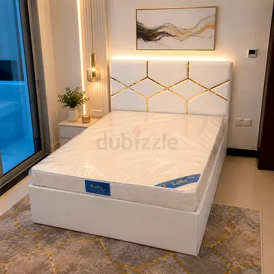 White colour 120*200 double Bed
