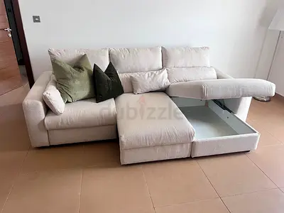 Top Quality ikea Eskilstuna L shape sofa bed with storage