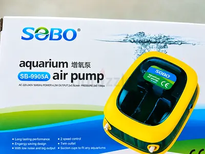 Brand New SOBO Double Outlet Aquarium Air Pump