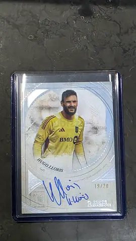 Signed Hugo Lloris Soccer Trading Card - Limited Edition 19/20