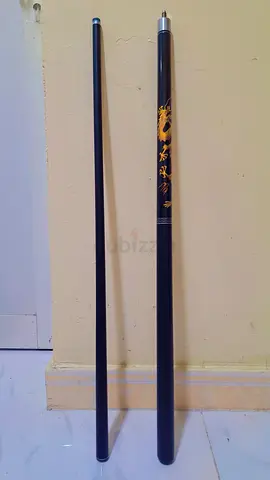 2-piece Pool Cue / Billiards Cue - Decorative Design, Good Condition, Suitable for 8 Ball / 9 Ball