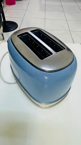 Used 2-Slice Toaster - Light Blue, Good Working Condition, vintage