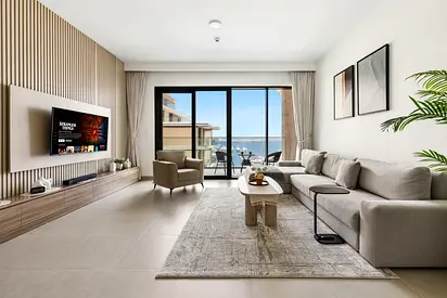luxury Brand new 2 Br Waterfront Apt-Port Rashid