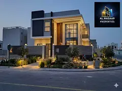 Corner villa on two streets, price includes registration and ownership fees, super deluxe finishing