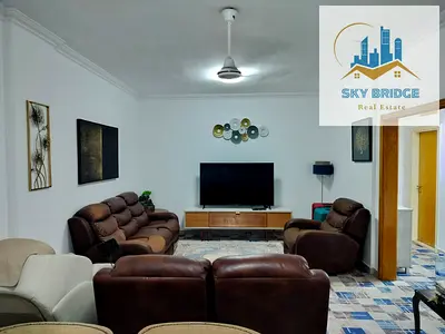 Fully furnished spacious 2 Bedroom Hall available for Rent Sharjah Maysloon