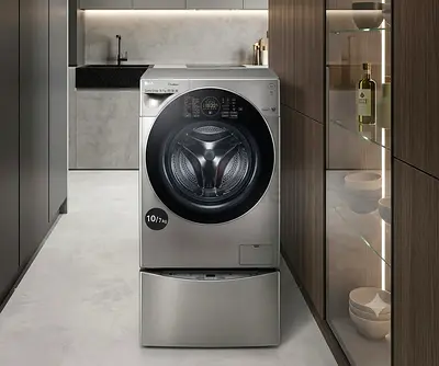LG TrueSteam New Model Washer & Dryer Set – 10kg Washer, 7kg Dryer + 3kg Baby Washer