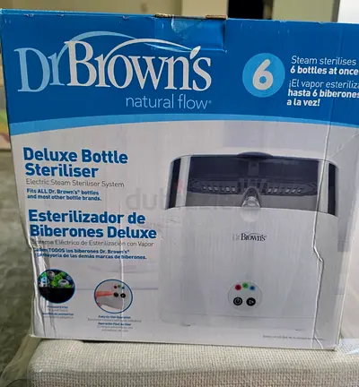 Dr. Brown's Deluxe Electric Bottle Steriliser (fits 6 bottles) - brand new
