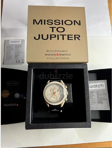 Swatch x Omega MoonSwatch 'Mission to Jupiter' Bioceramic Chronograph Full set