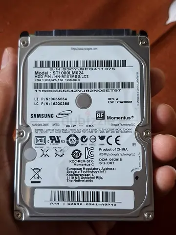 Samsung HDD FOR LAPTOP 1TB