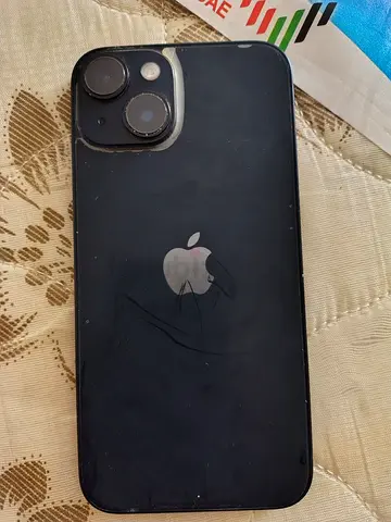 iPhone (black) - good working condition, used back cover scratches