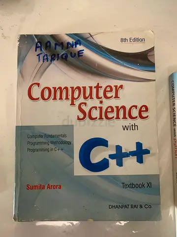 Class 11 Computer science Books