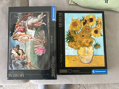Clementoni 2000-piece & 1000-piece Museum Collection Jigsaw Puzzles