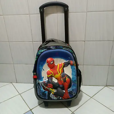 Spider-Man Kids Trolley Backpack