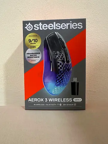 SteelSeries Aerox 3 Wireless Gen 2 Gaming Mouse - New