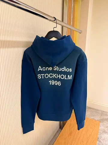 Acne studios Fleece logo hoodie