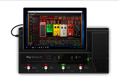 As NEW Ik multimedia irig guitar bass pedalboard