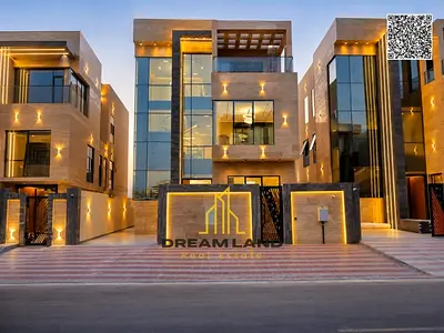 للبيع فيلا فخمة شاملة رسوم التسجيل+ الكهرباء والمياه + المكيفات ست غرف ماستر