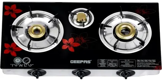 Stove three burner geepas