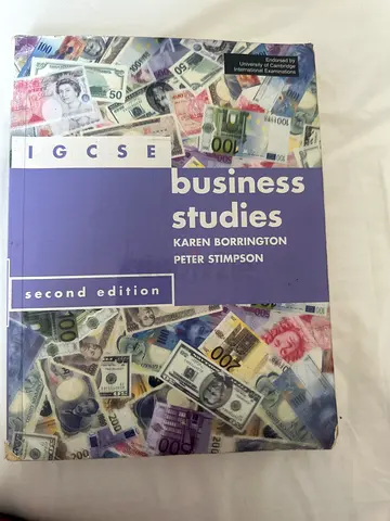 IGCSE Business Studies (Second Edition) by Karen Borrington & Peter Stimpson